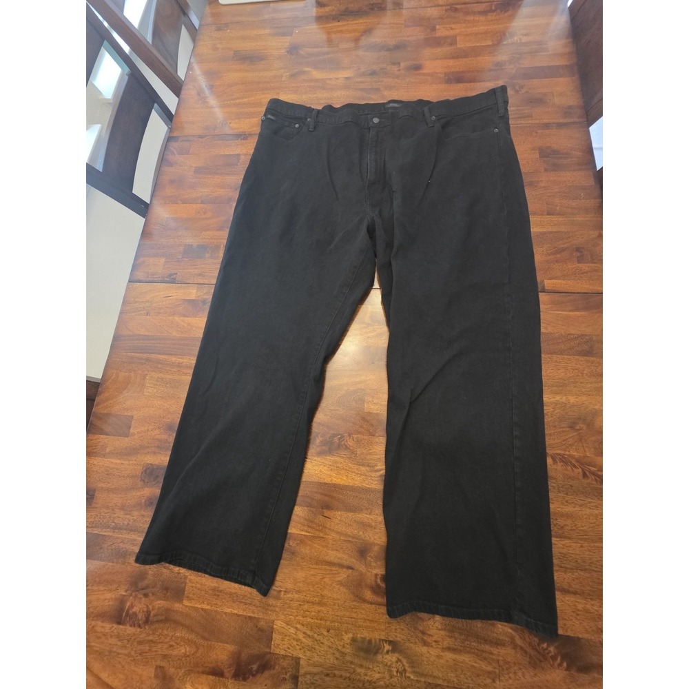 Polo Ralph Lauren Men's Jeans 50×30  Stretch Black Denim